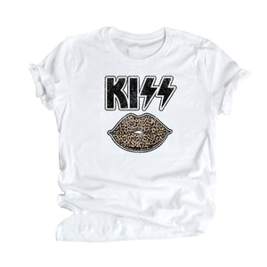 
                  
                    Kiss Lips White Tee
                  
                