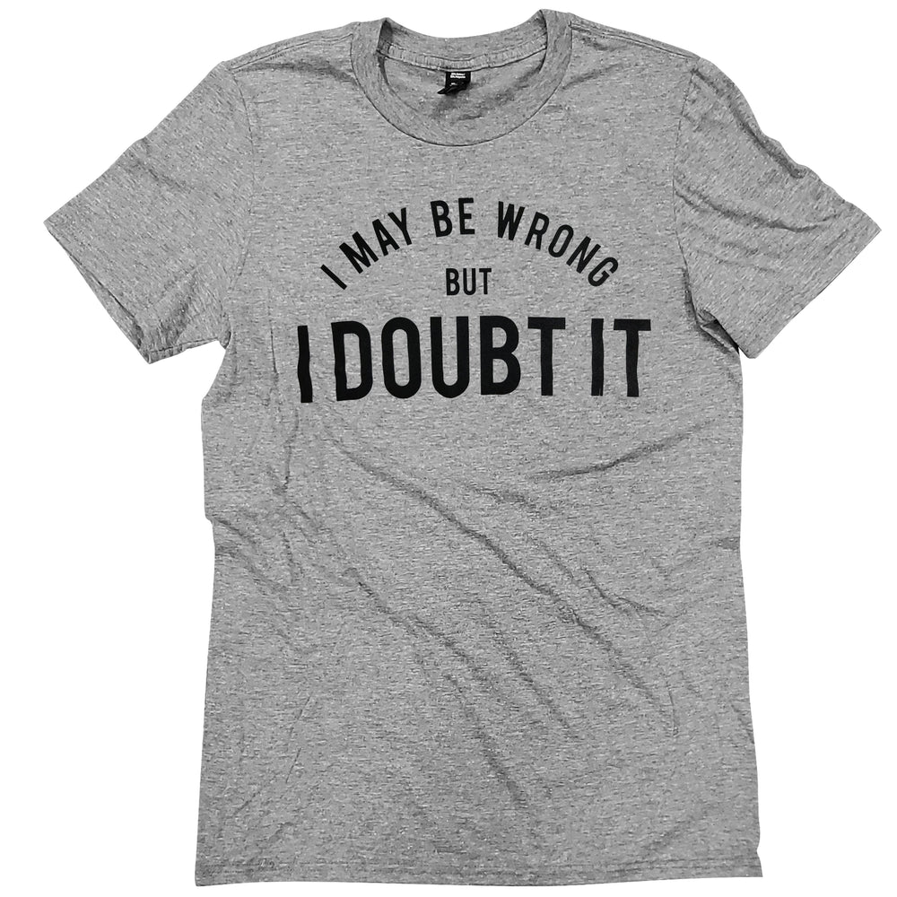 
                  
                    I may be Wrong, but I Doubt it.
                  
                
